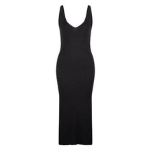 Load image into Gallery viewer, Bella Knit Dress - Black