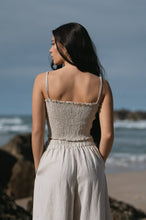 Load image into Gallery viewer, Lila Linen Cami - Oatmeal