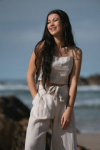 Load image into Gallery viewer, Lila Linen Cami - Oatmeal