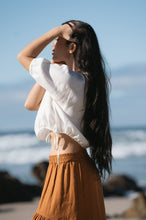 Load image into Gallery viewer, Mila Linen Top - Ivory