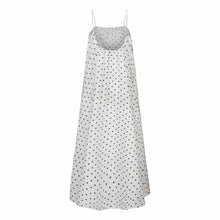 Load image into Gallery viewer, Olive Linen Dress - Polka Dot