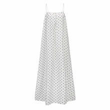 Load image into Gallery viewer, Olive Linen Dress - Polka Dot