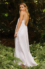 Load image into Gallery viewer, Olive Linen Dress - Polka Dot
