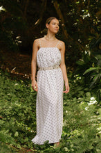 Load image into Gallery viewer, Olive Linen Dress - Polka Dot