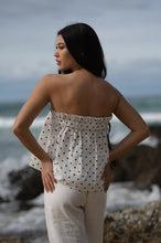 Load image into Gallery viewer, Pippa Linen top - Polka Dot