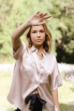 Load image into Gallery viewer, Toni Silk Shirt - Crystal Pink