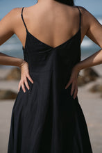 Load image into Gallery viewer, Zoe Linen Dress - Navy