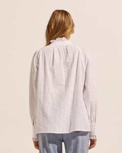 Linger top - porcelain