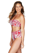 Load image into Gallery viewer, E-Cup Bandeau Swim Top | Red