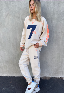 Sporty Track Pant - Natural