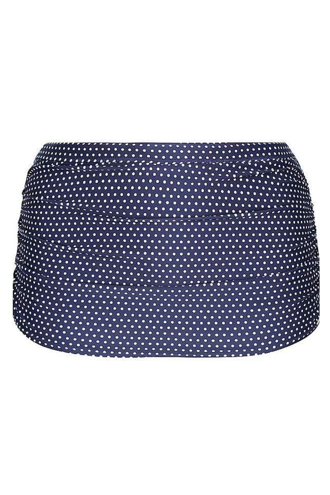Retro Skirted Pant | Navy Dots