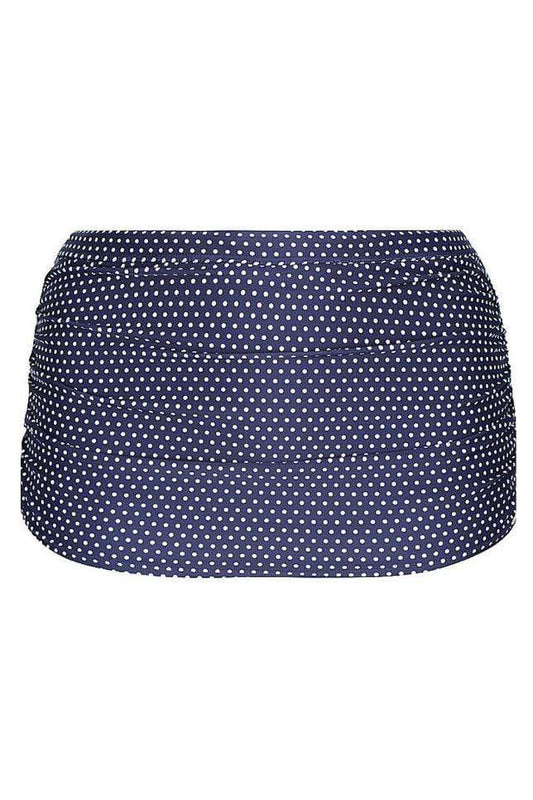 Retro Skirted Pant | Navy Dots