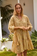 Load image into Gallery viewer, Secret Garden Org Beach Dress - Golden