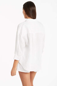 Tidal Linen Kyoto Shirt - White