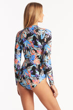 Load image into Gallery viewer, Botanica Long Sleeved One Piece - Black