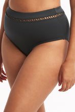 Load image into Gallery viewer, Lola Shimmer High Waist Pant - Charcoal