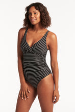 Load image into Gallery viewer, Shoreline Cross Front Multifit One Piece - Black