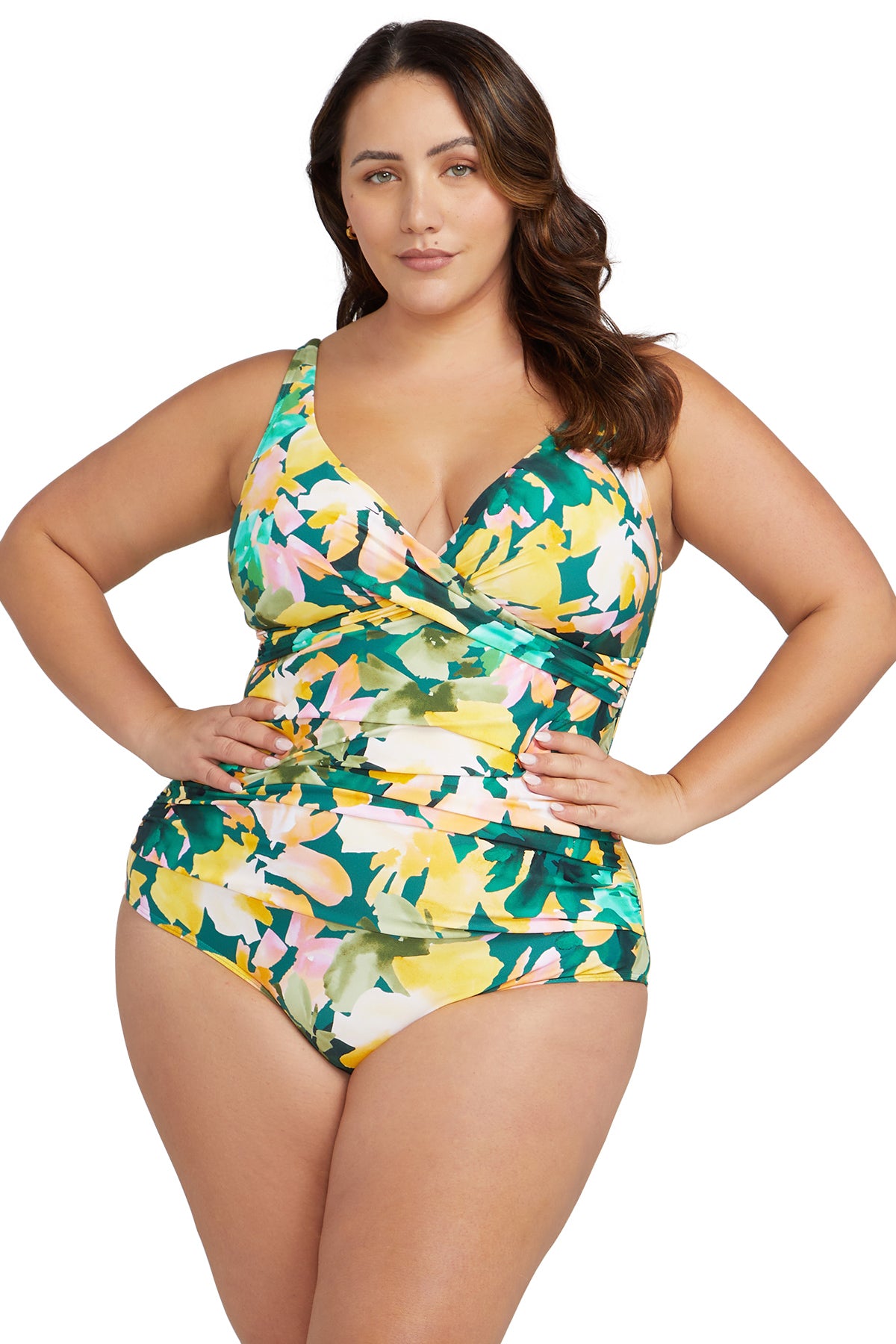 Les Nabis Hayes Underwire One Piece - green