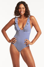 Load image into Gallery viewer, Capri Frill One Piece - Royal