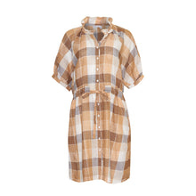 Load image into Gallery viewer, Vista Dress - Safari Check