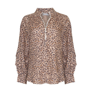 whisk top - leopard