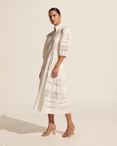 liberty dress - porcelain